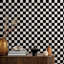 Papier peint adhésif Checkmate-565447197