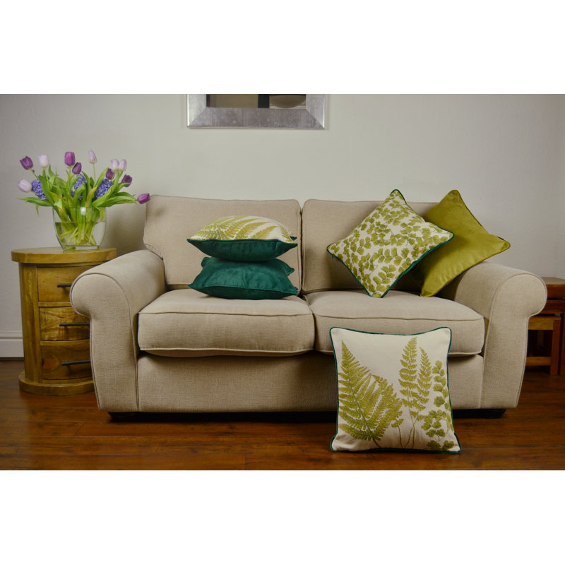 Choe Floral Green Bolster Pillow Cover