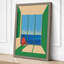 Window to the Sea Minimalist - Wrapped Canvas-1829637507-1829637508