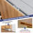 Apply for 32-48'' Door Width Single Aluminum Barn Door Hardware Kit (with Soft Close Mechanism, Door Not Include)