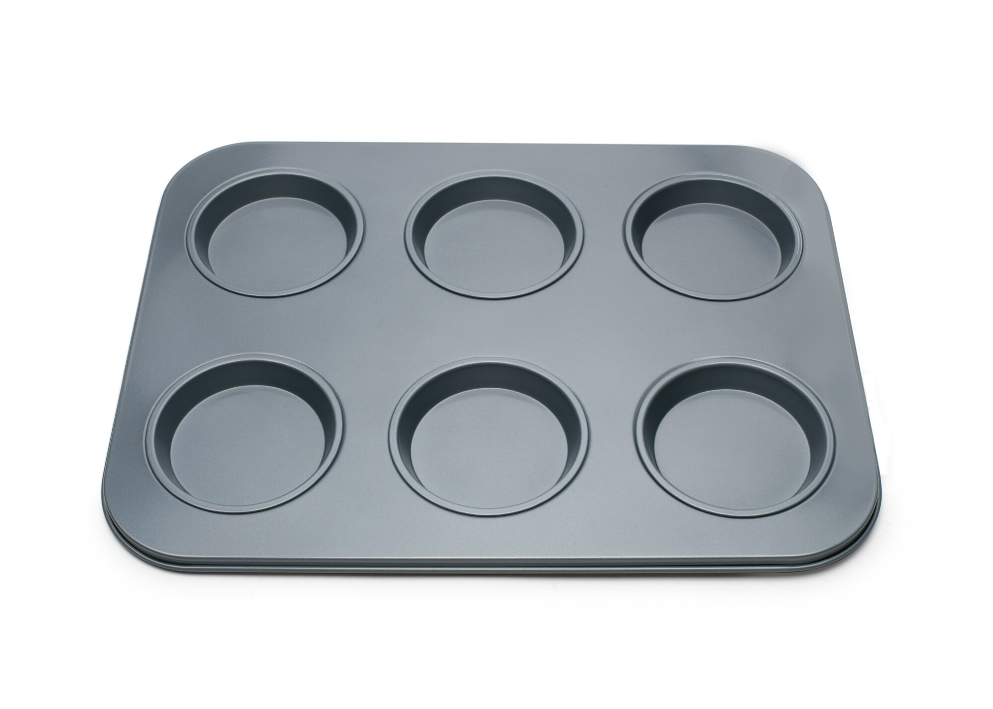 Wilton Easy Flex Silicone Muffin Pan, 6 Cavity