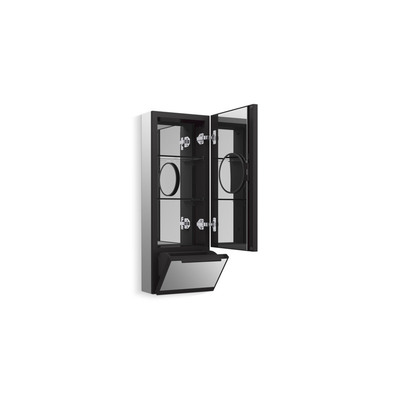 Collage 12 In. X 32 In. Framed Medicine Cabinet Right-Hinged, Right Hinged
