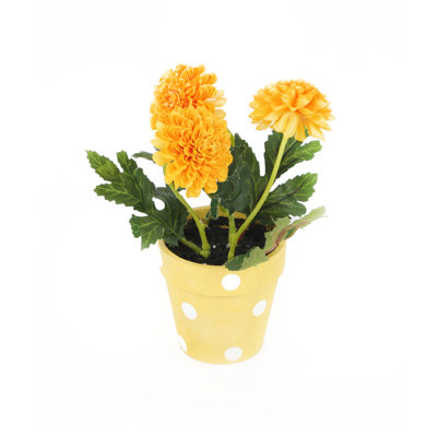 Silk Mum Arrangement in Pot