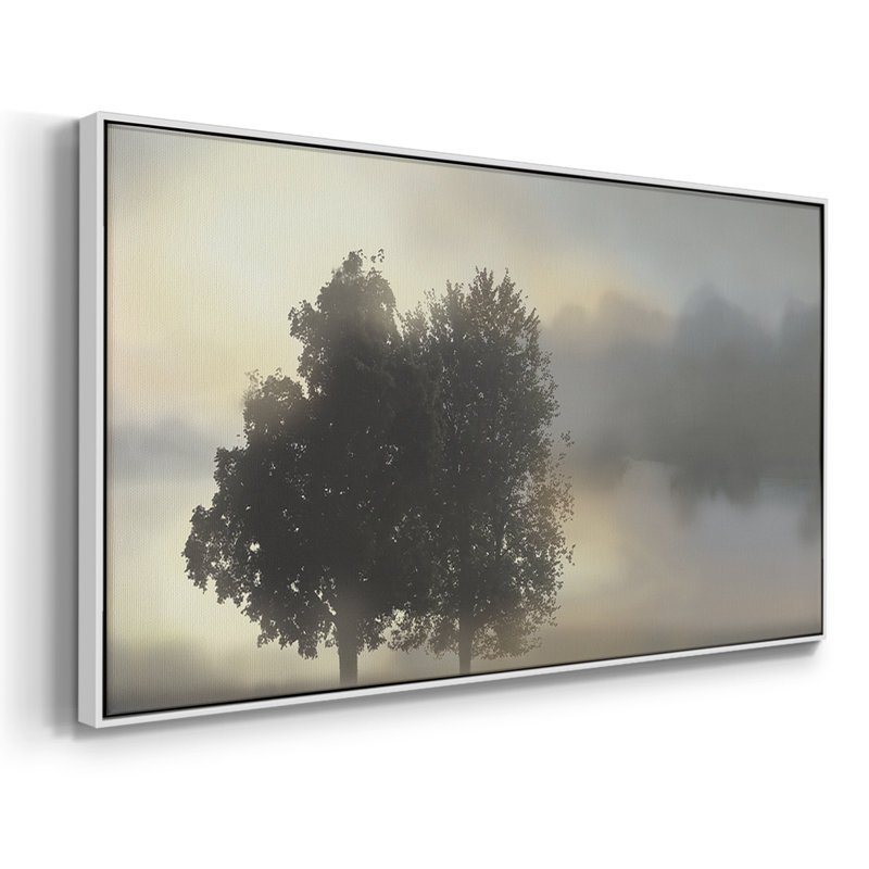 Misty Morning - galerie encadrée - prête à être accrochée, H 21 po x l 41 po, Blanc