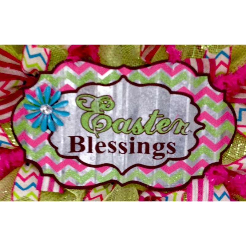 Easter Blessings Wreath