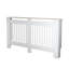 Armoire de radiateur, protecteur de radiateur décoratif, fabrication en panneau de fibres à densité moyenne avec finition laquée à base d'eau, cache de sécurité pour plinthe et chauffage électrique, housse pour unité de chauffage domestique-133344192