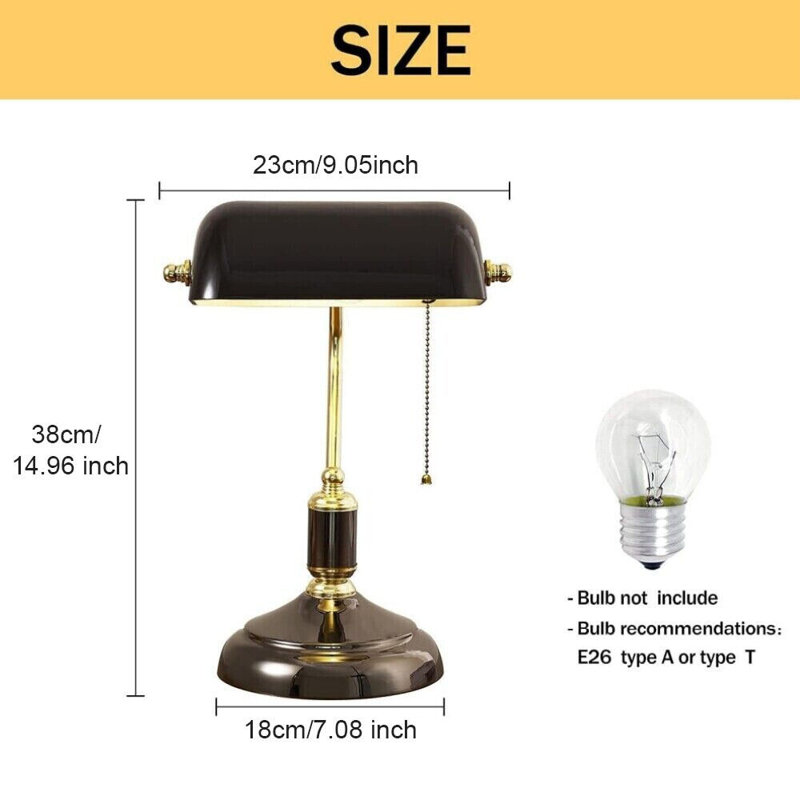 Carlesha 15'' Lamp, Black, Black