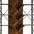 Mong Wood Etagere Bookcase, Industrial Bookshelf For Living Room, Bedroom