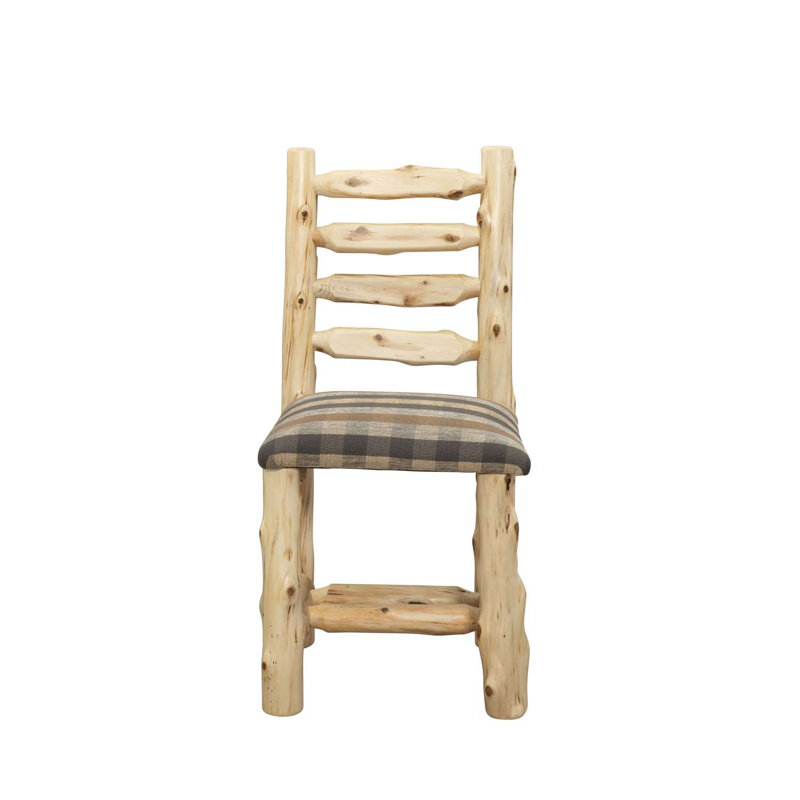 Chaise d'appoint rembourrée en cèdre Fireside Lodge - Café - COM, COM, Coffee