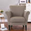 Fauteuils d'appoint compacts, fauteuil club moderne en tissu et bois pour la maison
