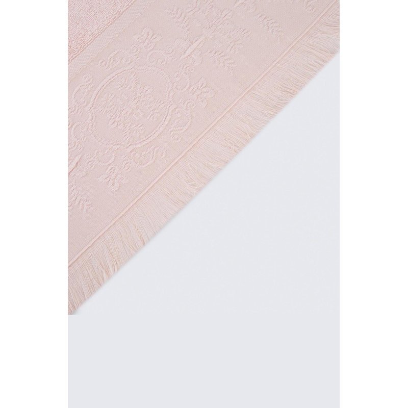 Ensemble de 2 serviettes en 100% coton Alcazar, Rose