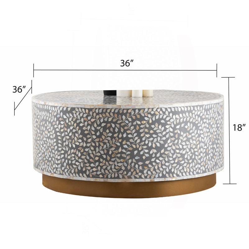 Table basse grise, Gris