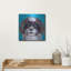 «Shih Tzu On Blue» par Carolee Vitaletti-671851167