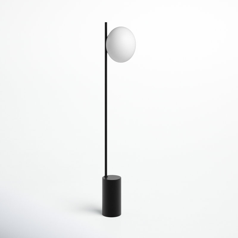 Vibi 66'' Aged Iron Floor Lamp