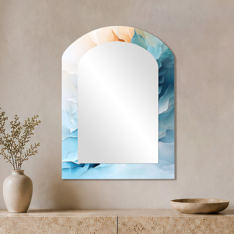 Miroir mural en métal Minimalist, 34" x 25"