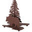 Lampe sur pied Northwoods Lone Bear