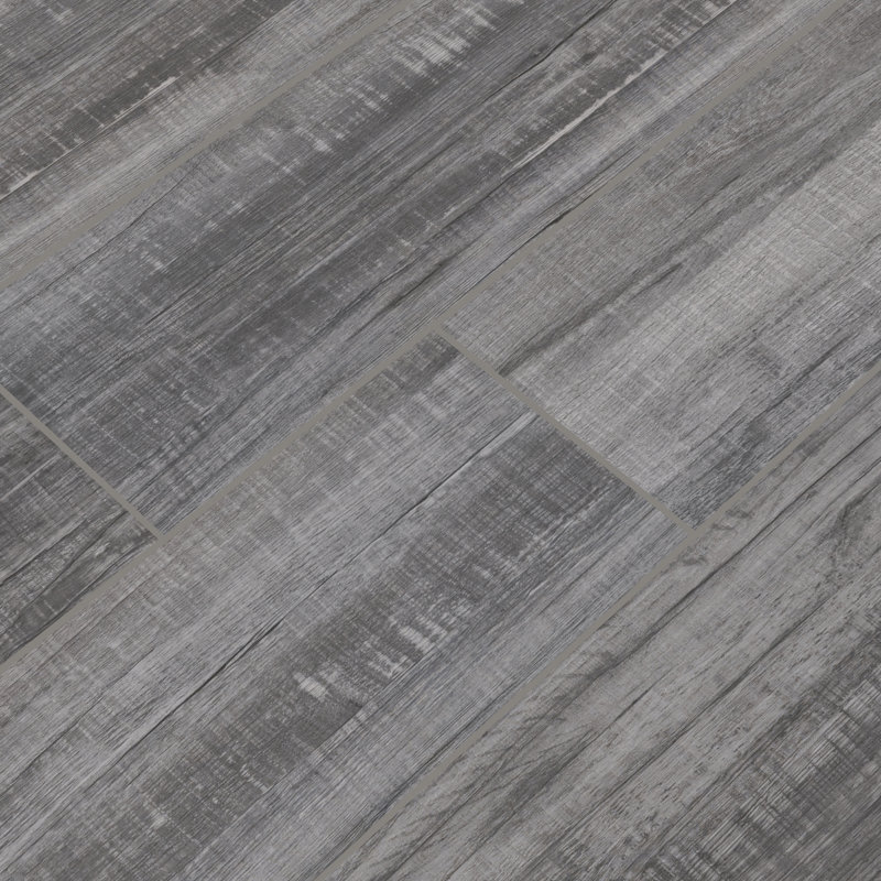 Bermont 8 in. x 40 in. Matte Ceramic Wood Look Floor and Wall Tile, Argenta