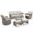 Anferney 6-Piece Outdoor Patio Sofa Conversation Set With Coffee Table-386270848