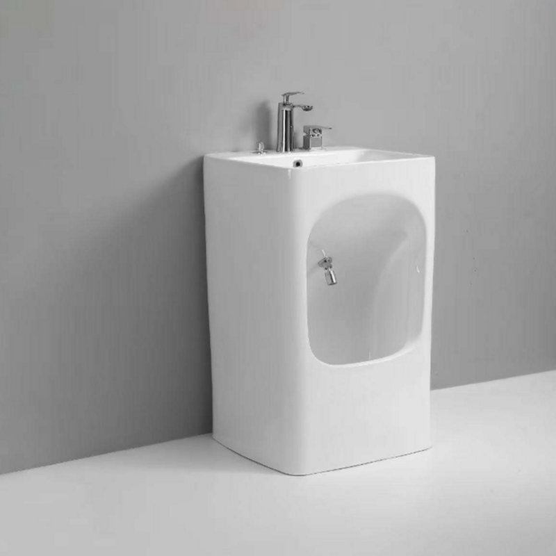 Lavabo carré sur pied Wudu