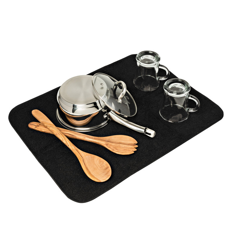 Dish Drying Mat, Black