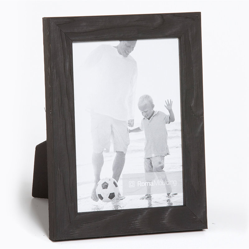Cadre photo Genesee, Noir anthracite, 8 po x 8 po