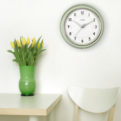 Horloge 9,5 pouces Retro Diner