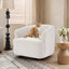 Fauteuil demi-tonneau pivotant en tissu 29 po-1669725394