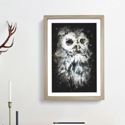 Tawny Owl - Picture Frame Painting Print