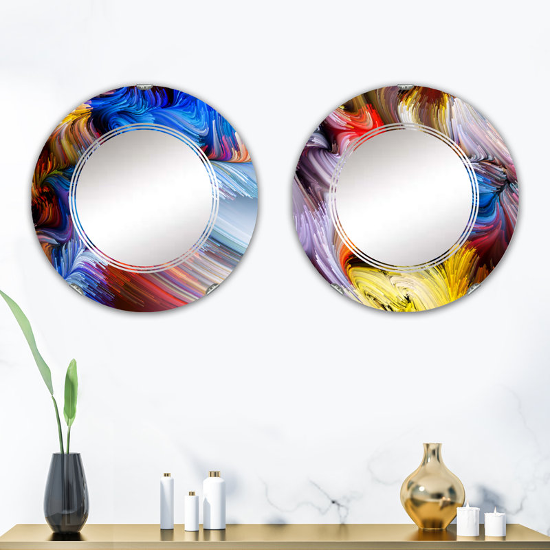 Ensemble de 2 miroirs sans cadre