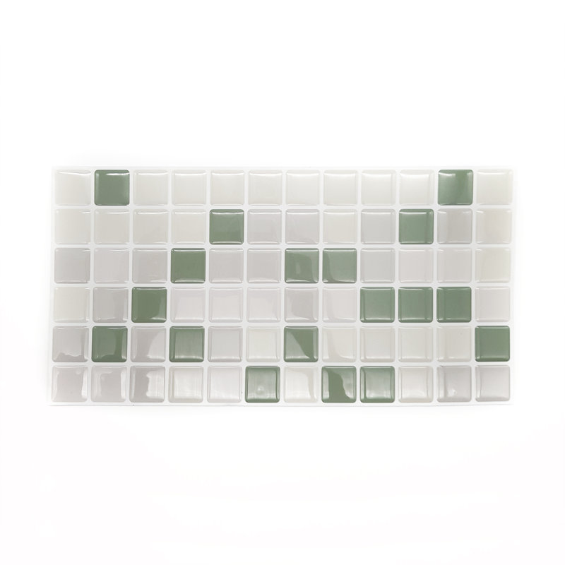 30cm W x 15cm L Vinyl Peel and Stick Subway Tile