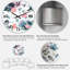 Horloge murale rose-578974169