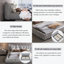 Lit plateforme tapissier avec coussin amovible-114224543
