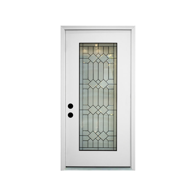 Porte d'entrée d'entrée de style contemporain pour la maison, Droite / vers l'intérieur