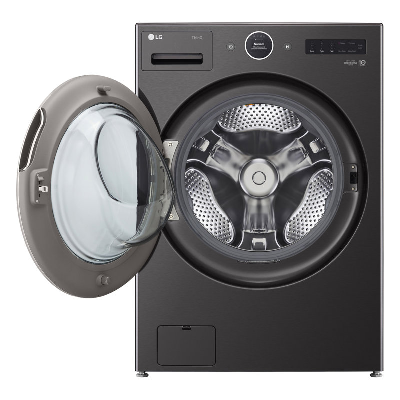 LG Mega Capacity Smart Front Load Washer with AI DD® 2.0 Built-In Intelligence & TurboWash® 360®, 5.0 cu. ft.