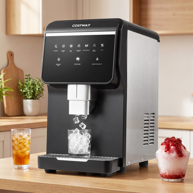 Machine à glace de comptoir avec distributeur automatique, 80 lb par jour, 7,5 lb de glace
