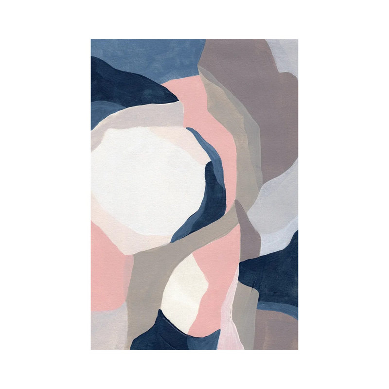 Intertwined Tones II by June Erica Vess - Wrapped Canvas Print, 20.32 cm H x 30.48 cm W