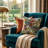 Tudor Floral Reversible Throw Pillow-15824634