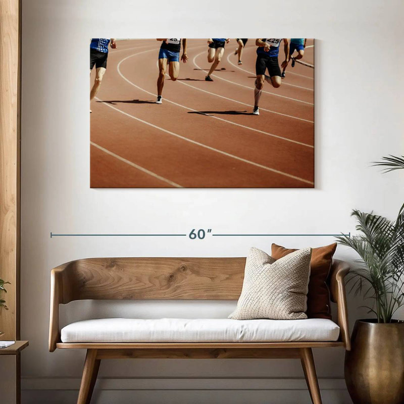 Men's Sprint Race, 30" H x 45" W