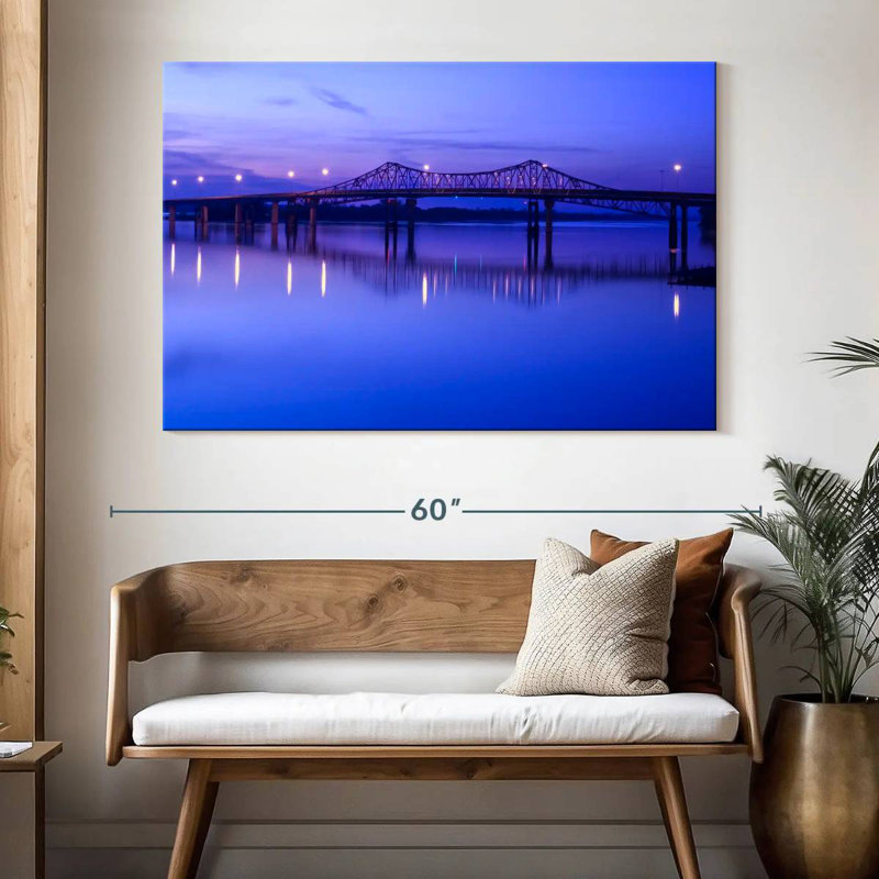 Lilie Steamboat Bill Memorial Bridge, H 34 po x l 51 po