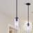 Dane 1 - Light Black Single Pendant