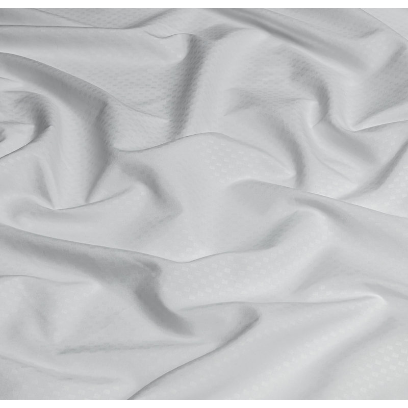 Ultra Soft Microfiber Percale Sheet Set, King Sheet Set + 1 Fitted Sheet + 2 Pillowcases, White