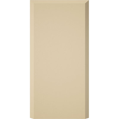 Bloc de socle en uréthane Signature standard avec bord biseauté (paquet de 4), l 3 1/2 po x H 7 po x P 1 po, brun clair apprêté