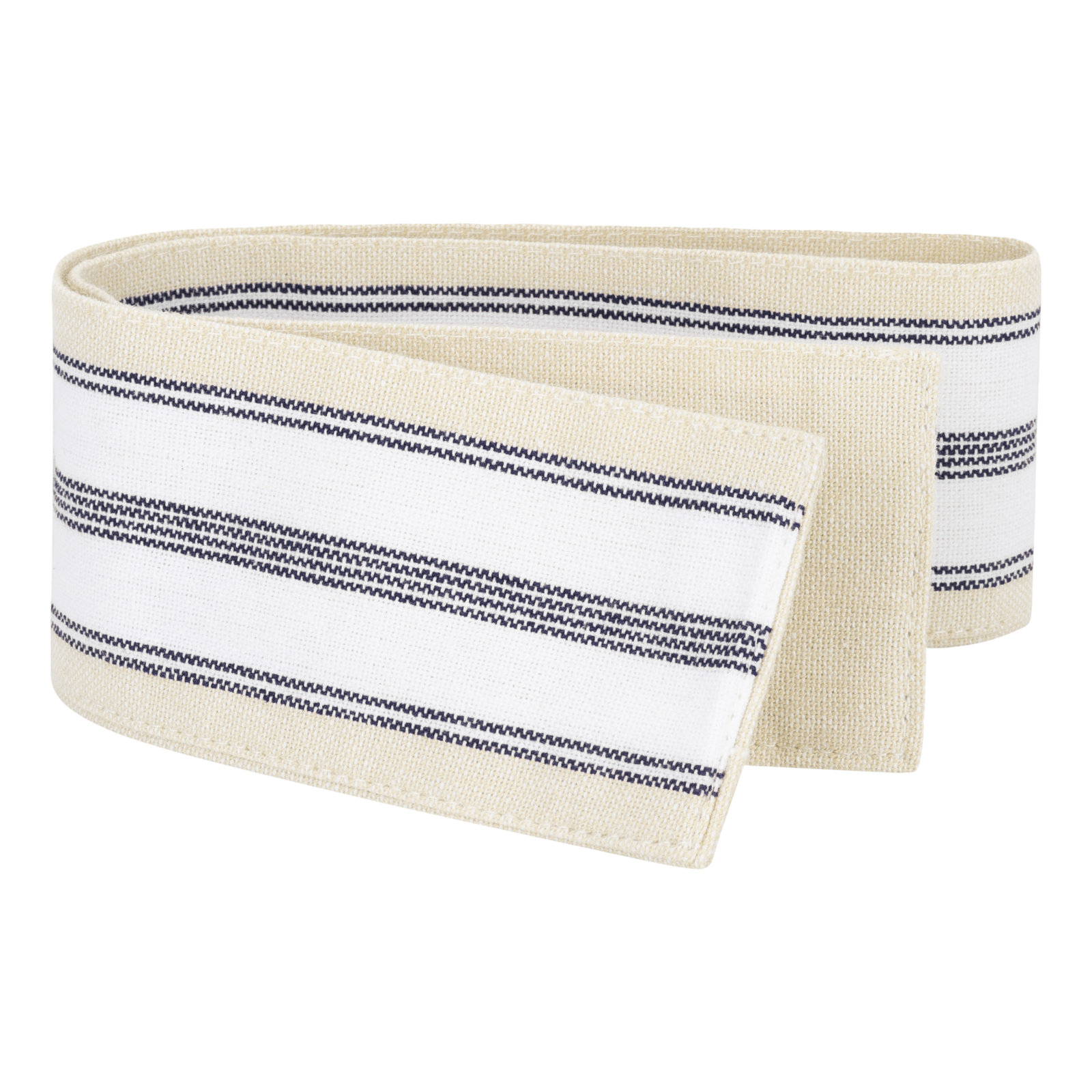 Beresford Striped Room Darkening Curtain Set, 50" x 45", Navy