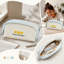 Trousse à crayons mignonne avec trois ours colorés, sac de rangement multi-usages pour fournitures scolaires-27503940