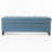 Blue Fabric With Generous Storage And Birch Legs - 50.46d X 20.64w 18.30h Useful Compartment-1057217589