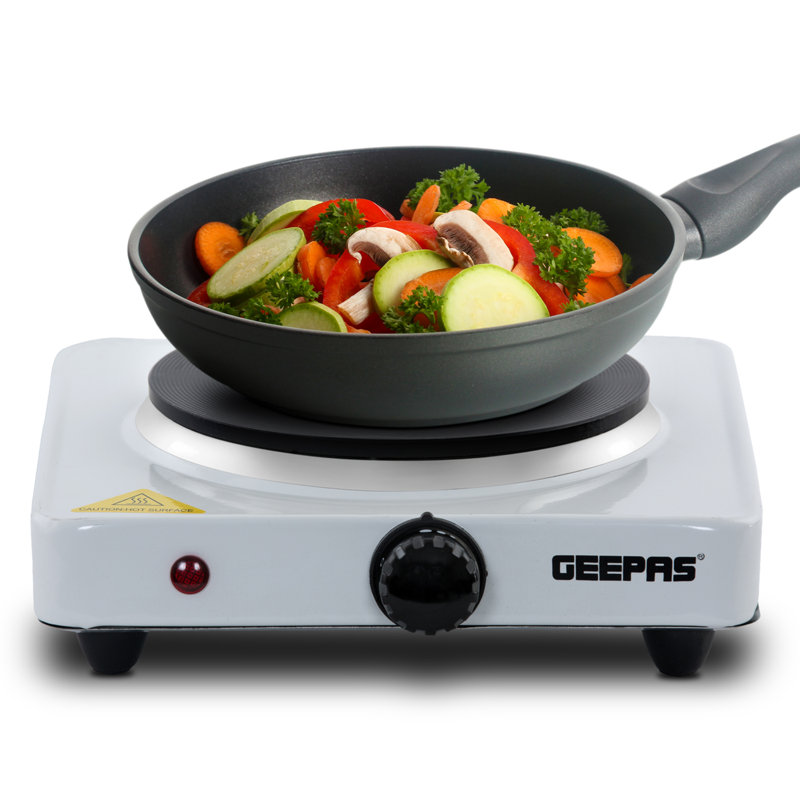 Geepas 1000W Electric Single Hot Plate