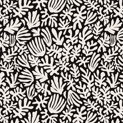 Matisse inspiré des formes noir I