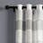 Textured Stripe Sheer Sheer Curtain Pair-488667127