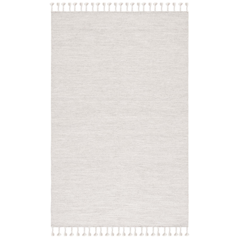 Dhurries Hand Loomed Wool Rug, Rectangle 5' x 8'