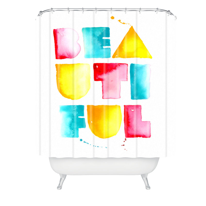 Rideau de douche simple cmykaren magnifique